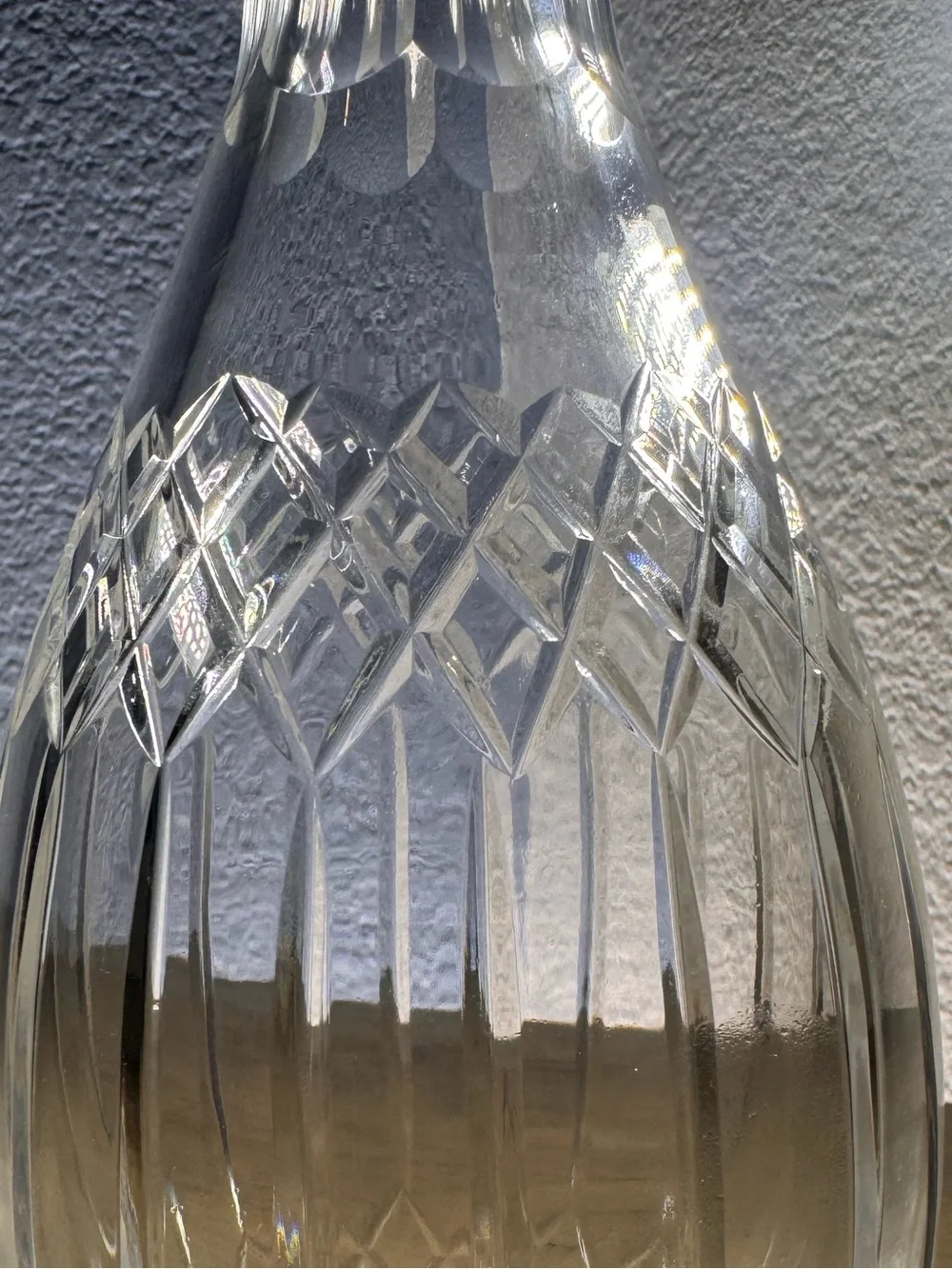 Wedgwood Galway Irish Crystal Decanter 14.5” Original Stopper Signed